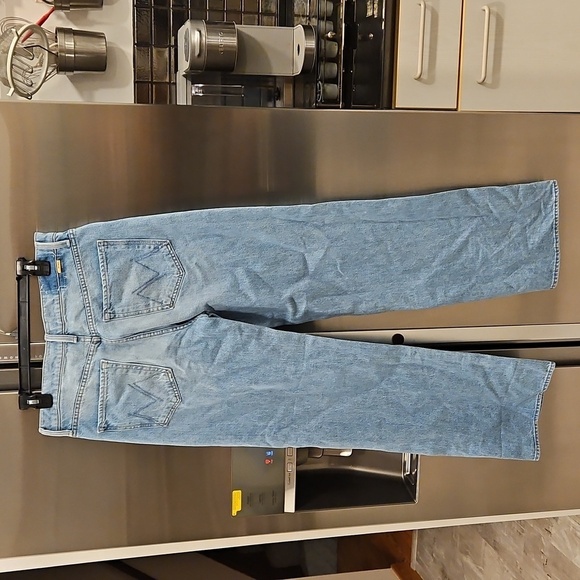 💕MOTHER SUPERIOR💕 The Dodger Button Hover Cuff Jeans ~ Funk N' Flair 28 NWOT - Picture 13 of 16